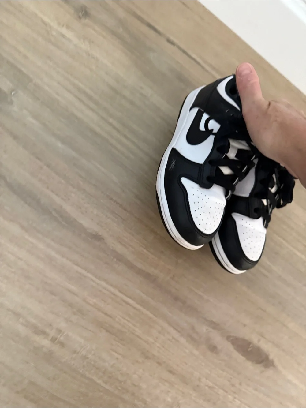 Nike Dunks Kids Black and White Low-Top Sneakers